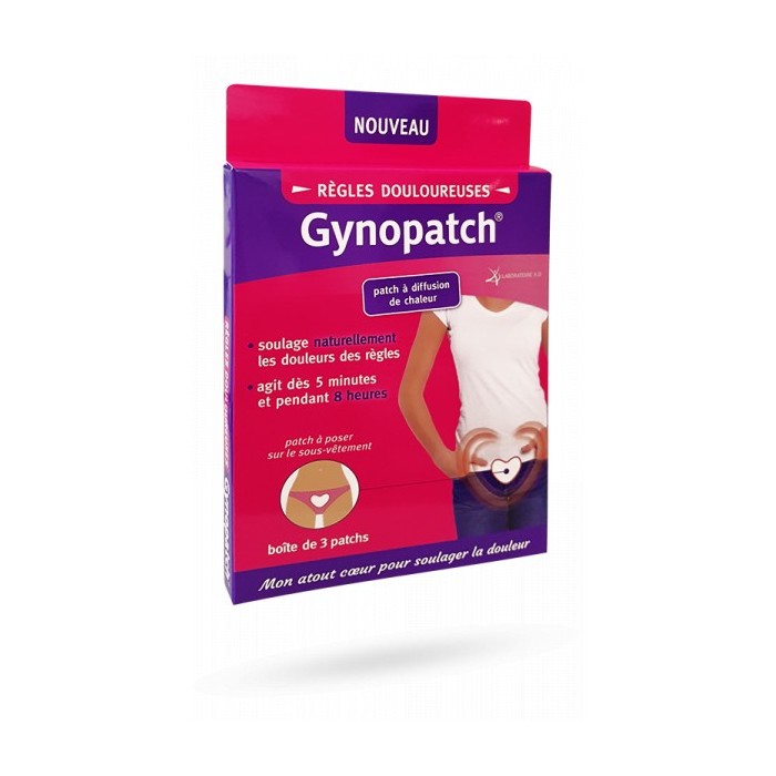 GYNOPATCH REGLES DOULOUREUSES BOITE DE 3 PATCHS GYNOPATCH REGLES DOULOUREUSES BOITE DE 3 PATCHS