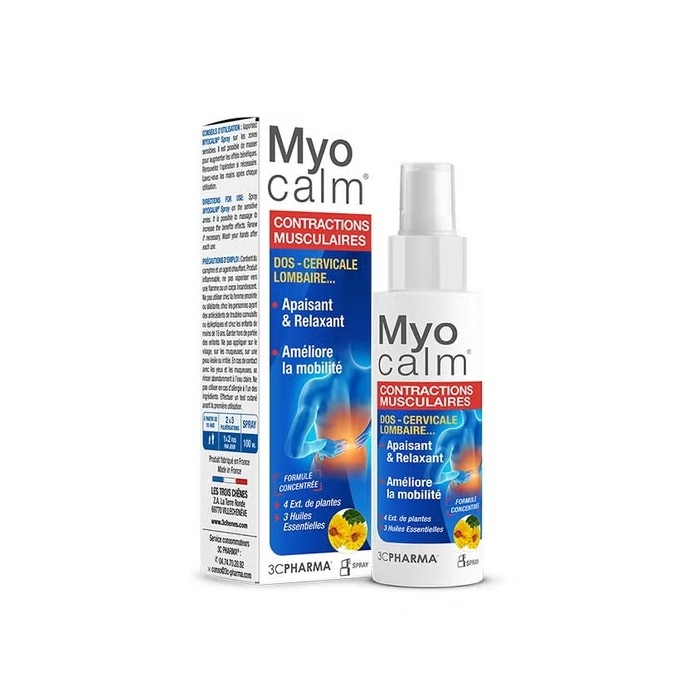 Myocalm Spray Contractions Musculaires Tube de 100 ml Myocalm Spray Contractions Musculaires Tube de 100 ml