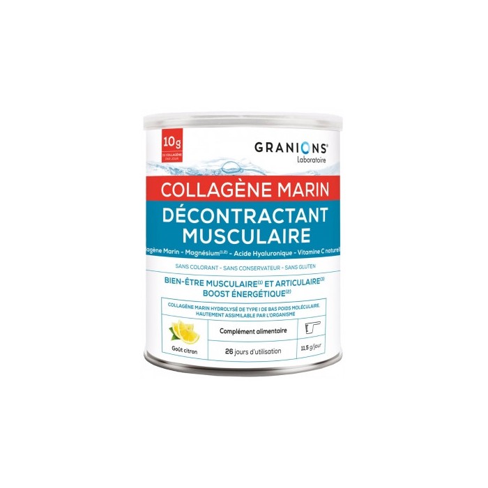 LABORATOIRES DES GRANIONS Collagène Marin Décontractant Musculaire 300 g