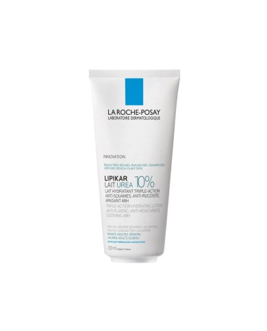 LA ROCHE-POSAY LIPIKAR UREA 10% - Lait Hydratant Anti-Squames, Anti-Rugosité, Apaisant 48H - Tube de 200ml LA ROCHE-POSAY LIPIKAR UREA 10% - Lait Hydratant Anti-Squames, Anti-Rugosité, Apaisant 48H - Tube de 200ml
