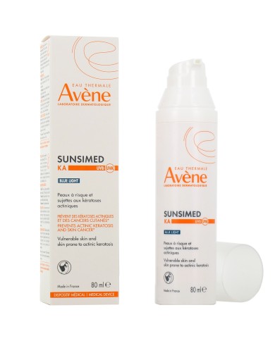 AVENE SunsiMed KA Trés haute protection des peaux sensibles Flacon pompe doseur 80 ml AVENE SunsiMed KA Trés haute protection des peaux sensibles Flacon pompe doseur 80 ml