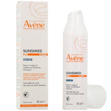 AVENE SunsiMed KA Trés haute protection des peaux sensibles Flacon pompe doseur 80 ml AVENE SunsiMed KA Trés haute protection des peaux sensibles Flacon pompe doseur 80 ml