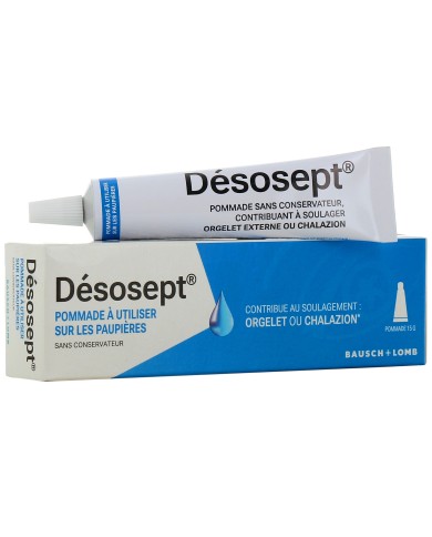 Désosept Pommade pour les paupières contre Orgelet ou Chalazion