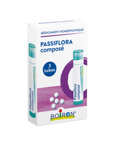 BOIRON PASSIFLORA COMPOSE  Boite de 3 tubes granules