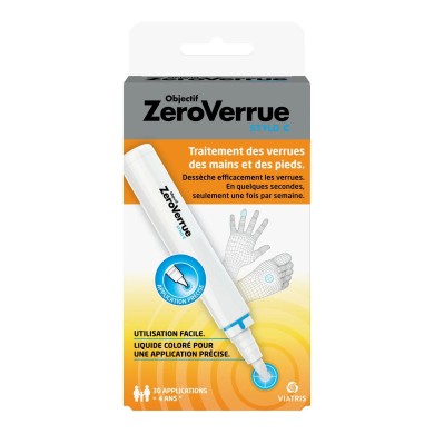 Objectif ZERO Verrue Stylo de 30 applications