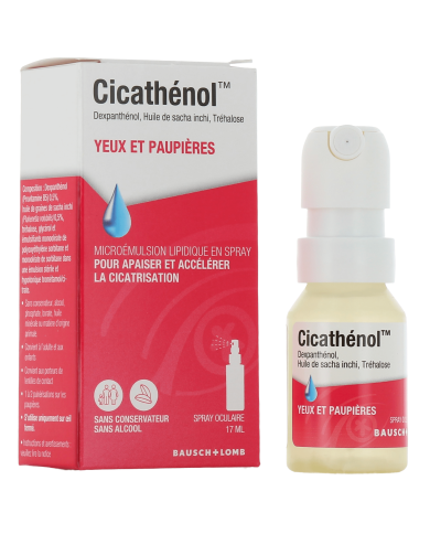 CICATHENOL Cicathénol Yeux et Paupières Spray oculaire de 17 ml