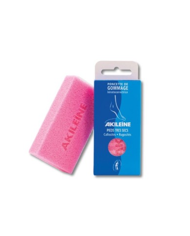 Akileïne Poncette de gommage pieds très secs