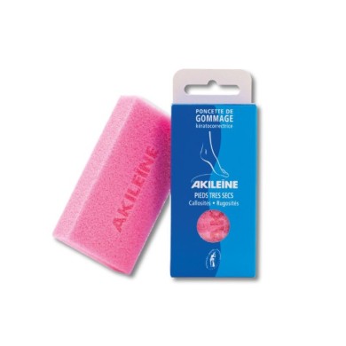 Akileïne Poncette de gommage pieds très secs