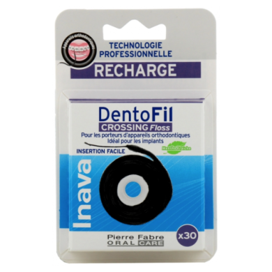 INAVA Dentofil Recharge Crossing Floss Boite de 30 INAVA Dentofil Recharge Crossing Floss Boite de 30