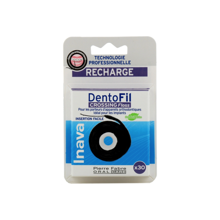 INAVA Dentofil Recharge Crossing Floss Boite de 30 INAVA Dentofil Recharge Crossing Floss Boite de 30