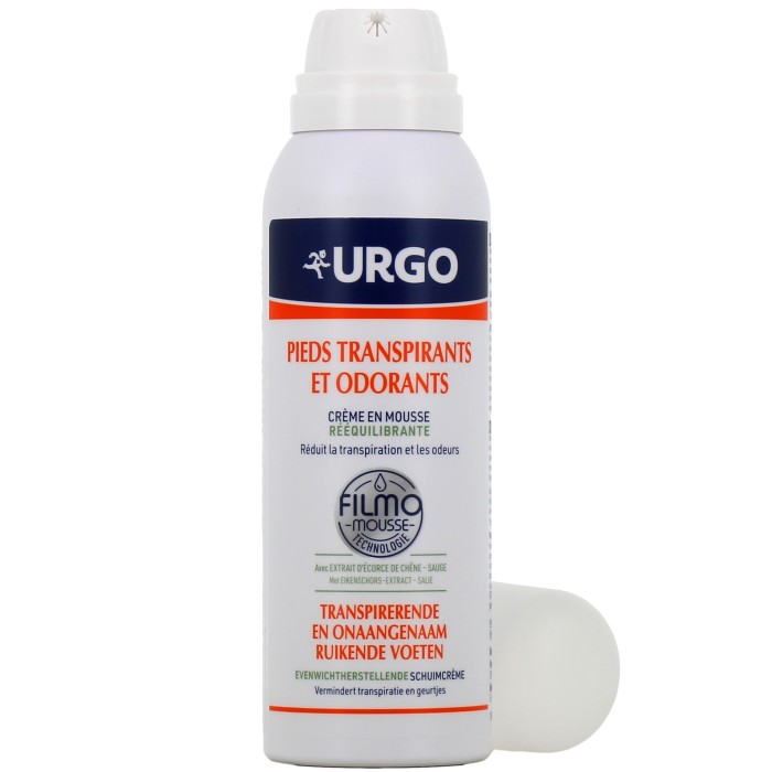Urgo Crème Mousse Rééquilibrante Pieds Transpirants Flacon de 125 ml Urgo Crème Mousse Rééquilibrante Pieds Transpirants Flacon de 125 ml