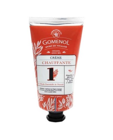 Gomenol Cosmétiques Crème Chauffante Muscles N°1 Tube de 75ml