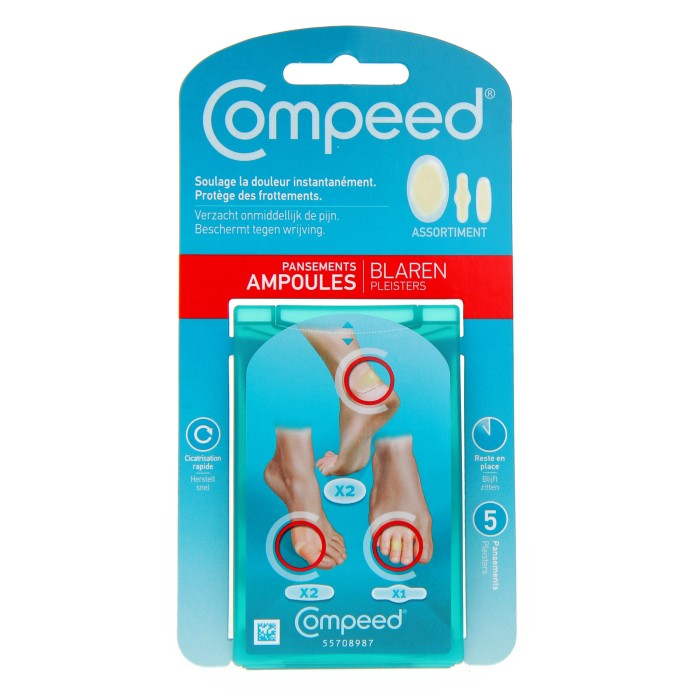 COMPEED AMPOULES Pansement assortis Boite de 5