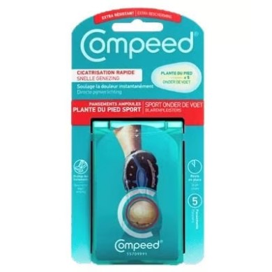 COMPEED Ampoules Plante du pied Sport Boite de  5 pansements COMPEED Ampoules Plante du pied Sport Boite de  5 pansements