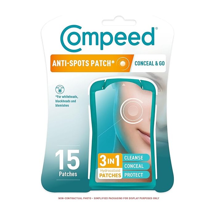 COMPEED Patchs Discrets Anti Imperfections Boite de 15