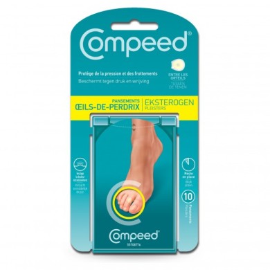 Compeed pansements oeil de perdrix Boite de 10 Compeed pansements oeil de perdrix Boite de 10