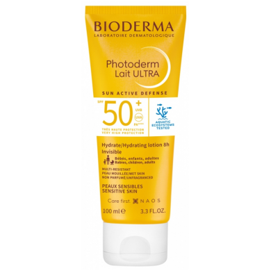 BIODERMA Photoderm Lait ULTRA SPF50+ Tube de 100 ml
