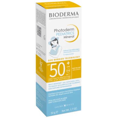 BIODERMA Photoderm Pediatric Mineral SPF 50+ Tube de 50 Grammes BIODERMA Photoderm Pediatric Mineral SPF 50+ Tube de 50 Grammes