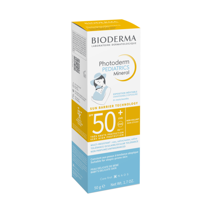 BIODERMA Photoderm Pediatric Mineral SPF 50+ Tube de 50 Grammes BIODERMA Photoderm Pediatric Mineral SPF 50+ Tube de 50 Grammes