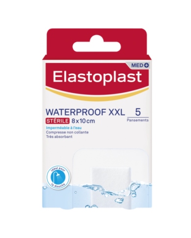 ELASTOPLAST Pansements waterproof XXL  Boite de 5 ELASTOPLAST Pansements waterproof XXL  Boite de 5