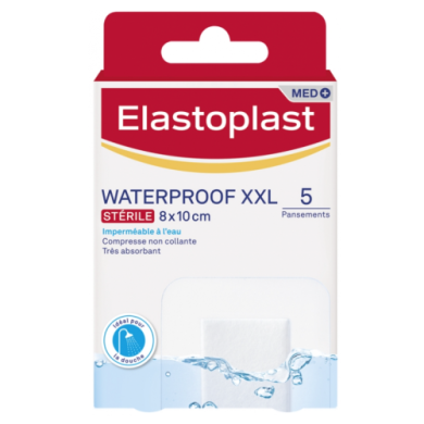 ELASTOPLAST Pansements waterproof XXL  Boite de 5 ELASTOPLAST Pansements waterproof XXL  Boite de 5