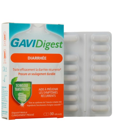 GAVIDigest Diarrhée Boite de 30 gélules