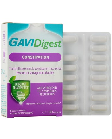 GAVIDigest Constipation Boite de 30 gélules GAVIDigest Constipation Boite de 30 gélules
