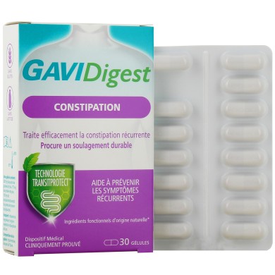 GAVIDigest Constipation Boite de 30 gélules GAVIDigest Constipation Boite de 30 gélules