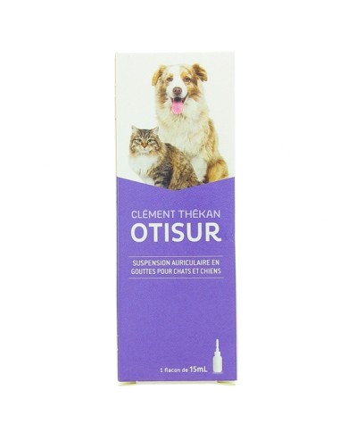 OTISUR SUSPENSION AURICULAIRE pour chat et chiens Flacon de 15 ml OTISUR SUSPENSION AURICULAIRE pour chat et chiens Flacon de 15 ml