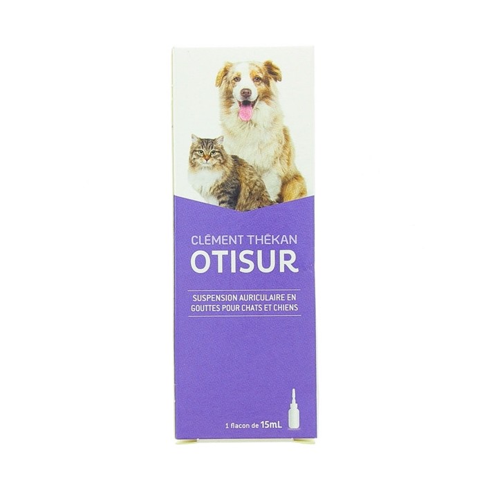 OTISUR SUSPENSION AURICULAIRE pour chat et chiens Flacon de 15 ml