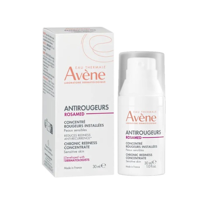 AVENE ANTIROUGEURS ROSAMED Concentré rougeurs installées Tube de 30 ml AVENE ANTIROUGEURS ROSAMED Concentré rougeurs installées Tube de 30 ml