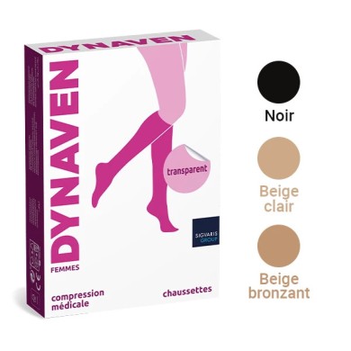 Dynaven Transparent - Chaussettes de contention classe 2