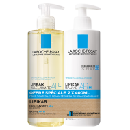 LA ROCHE POSAY LIPIKAR Huile lavante AP + Flacon de 400 ml et LIPIKAR BAUME AP+ M Flacon de 400 ml