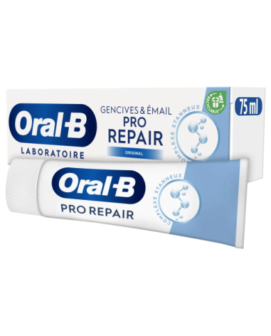 ORAL B PRO-REPAIR ORIGINAL Dentifrice Gencives et Email Tube de 75 ml