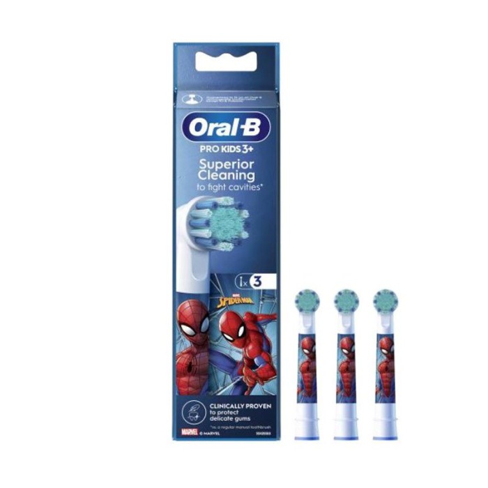 ORAL B Brossettes kids SPIDER-MAN Boite de 3