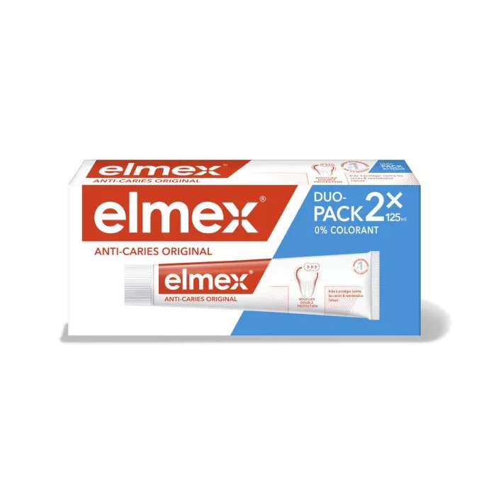 ELMEX Anti caries ORIGINAL Lot de 2 tubes de 150 ml