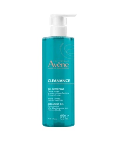 AVENE CLEANANCE Gel nettoyant Flacon pompe de 400 ml