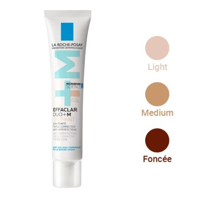 LA ROCHE POSAY Effaclar DUO+M unifiant teinte médium Tube de 40 ml LA ROCHE POSAY Effaclar DUO+M unifiant teinte médium Tube de 40 ml
