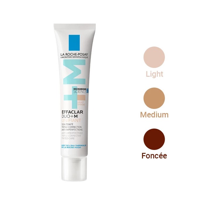 LA ROCHE POSAY Effaclar DUO+M unifiant teinte foncée Tube de 40 ml LA ROCHE POSAY Effaclar DUO+M unifiant teinte foncée Tube de 40 ml