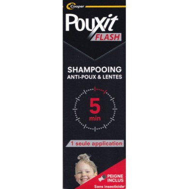 POUXIT FLASH Shampooing anti-poux et lentes Flacon de 100 ml POUXIT FLASH Shampooing anti-poux et lentes Flacon de 100 ml