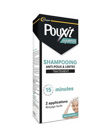 POUXIT Shampooing anti poux et lentes Flacon de 200 ml