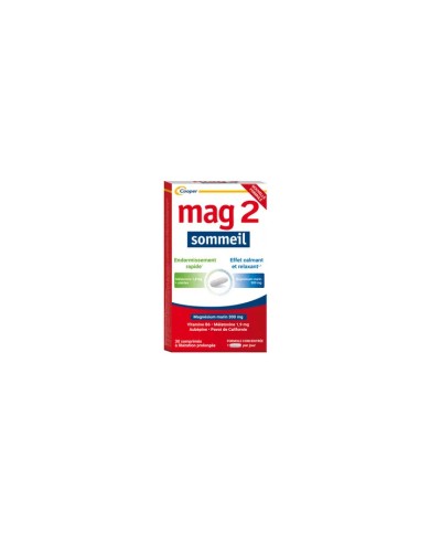 Mag 2 Sommeil Magnésium Marin 300mg Boite de 30 Comprimés
