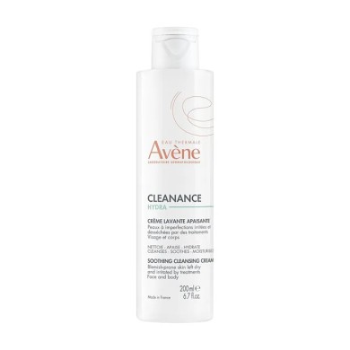 AVENE Cleanance HYDRA Crème lavante apaisante Flacon de 200 ml AVENE Cleanance HYDRA Crème lavante apaisante Flacon de 200 ml