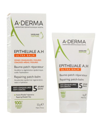 ADERMA EPITHELIALE A.H ULTRA BALM Baume-patch réparateur Tube de 50 grammes ADERMA EPITHELIALE A.H ULTRA BALM Baume-patch réparateur Tube de 50 grammes