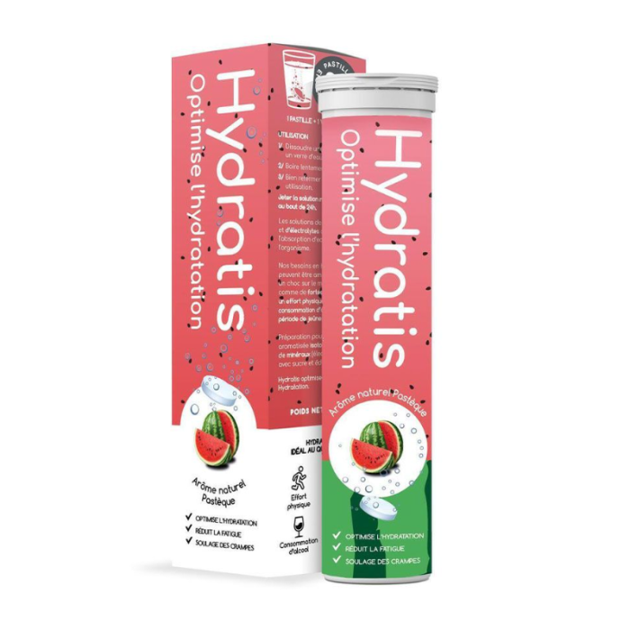 Hydratis Solution d'Hydratation arôme pastèque Boite de 20 pastilles