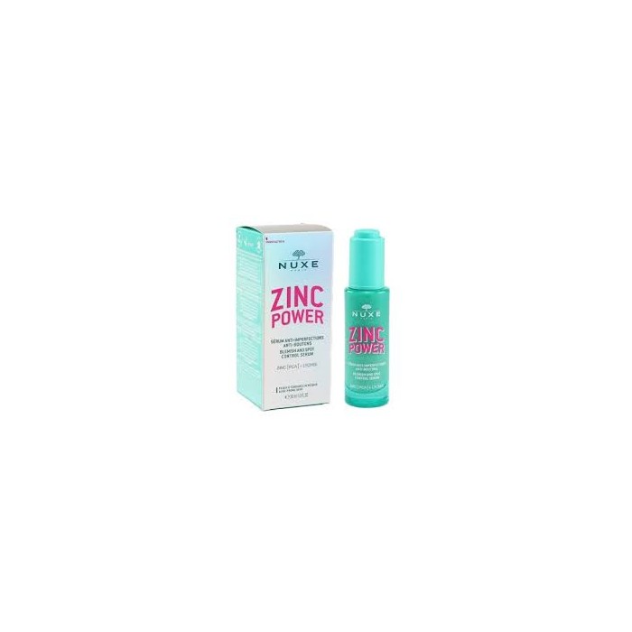 NUXE  Zinc Power  Sérum Anti-Imperfections / Anti-Boutons  Flacon de30 ml NUXE  Zinc Power  Sérum Anti-Imperfections / Anti-Boutons  Flacon de30 ml