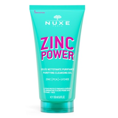 NUXE Zinc Power Gelée Nettoyante Purifiante Tube de 150ml NUXE Zinc Power Gelée Nettoyante Purifiante Tube de 150ml