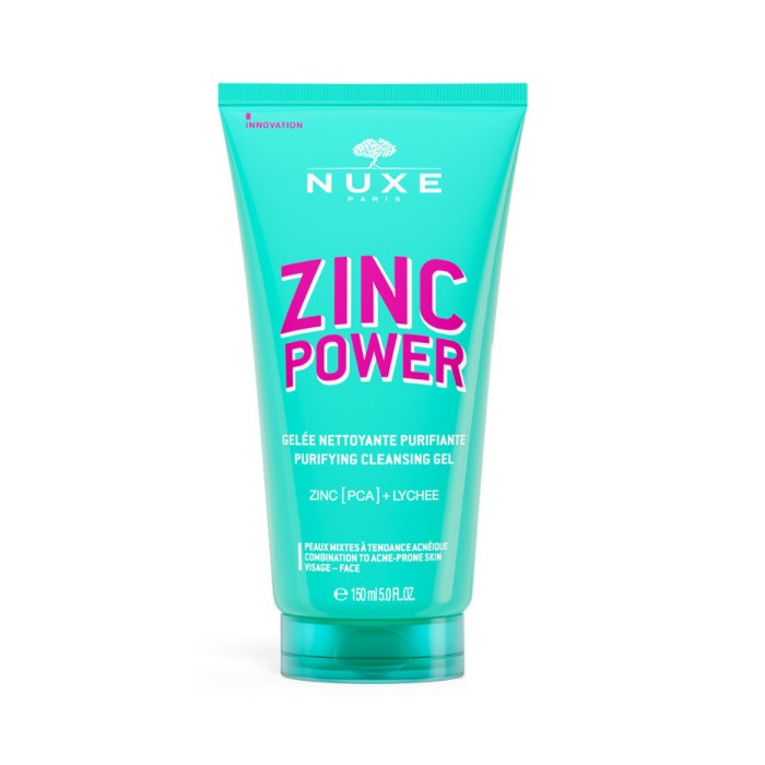 NUXE Zinc Power Gelée Nettoyante Purifiante Tube de 150ml