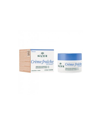 NUXE CREME FRAICHE Crème Riche Hydratante 48h Pot de 50ml NUXE CREME FRAICHE Crème Riche Hydratante 48h Pot de 50ml