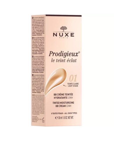 NUXE BB Crème Teintée Hydratante - Teinte Claire Tube de 30 ml